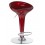 Стул барный DOBRIN BOMBA, бордовый металлик