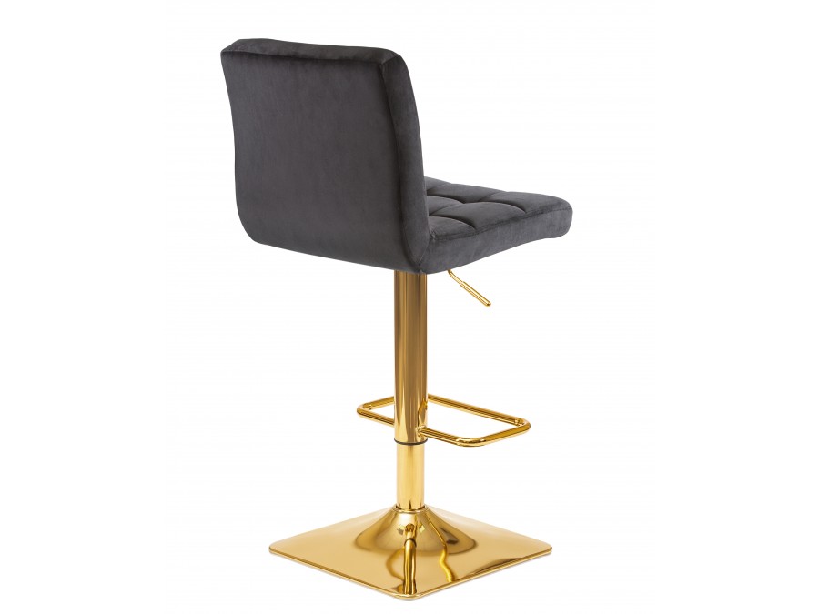 Стул барный DOBRIN GOLDIE, черный велюр (MJ9-101)