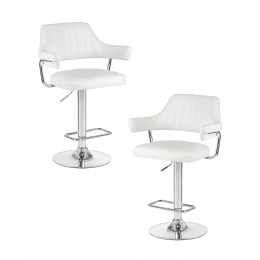 Набор 2 шт Стул барный DOBRIN CHARLY, белый