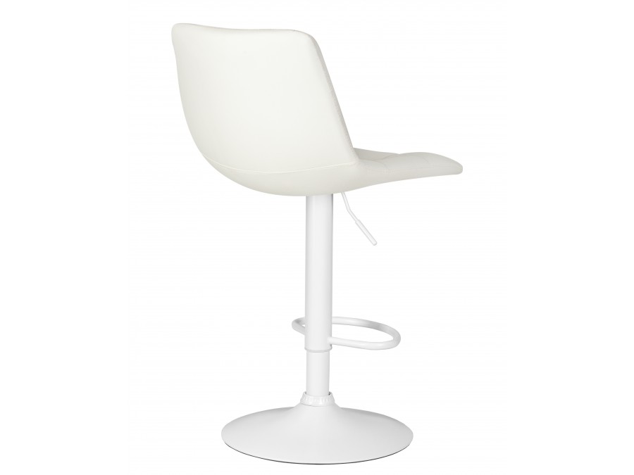 Стул барный DOBRIN TAILOR WHITE, белый PU