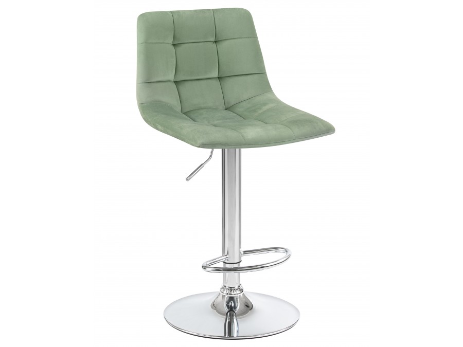 Стул барный DOBRIN TAILOR, пудрово-мятный велюр (MJ9-87)