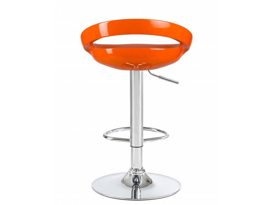 Набор 2 шт Стул барный DOBRIN DISCO, оранжевый