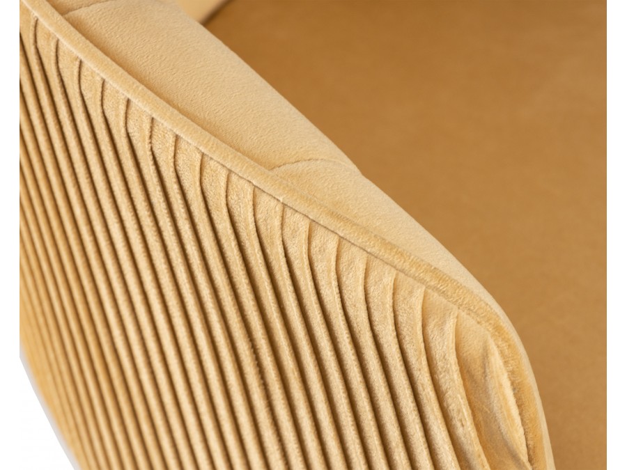 Стул барный DOBRIN DARCY GOLD, песочный велюр (1922-3)