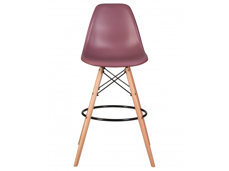 Стул барный DOBRIN DSW BAR, ножки светлый бук, цвет пыльная роза (NX-P-11)