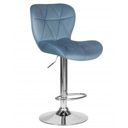 Стул барный DOBRIN BARNY, пудрово-голубой велюр (MJ9-74)