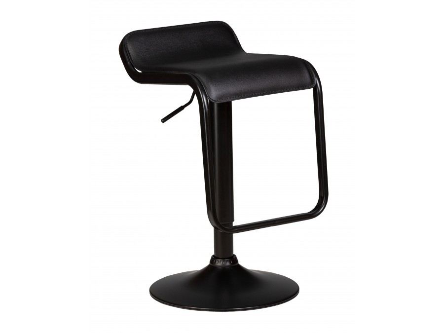 Стул барный DOBRIN CRACK BLACK, черный