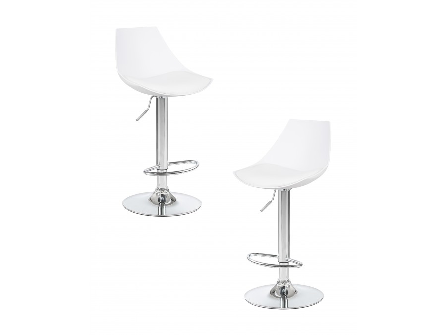 Набор 2 шт Стул барный DOBRIN ROCKY, белый