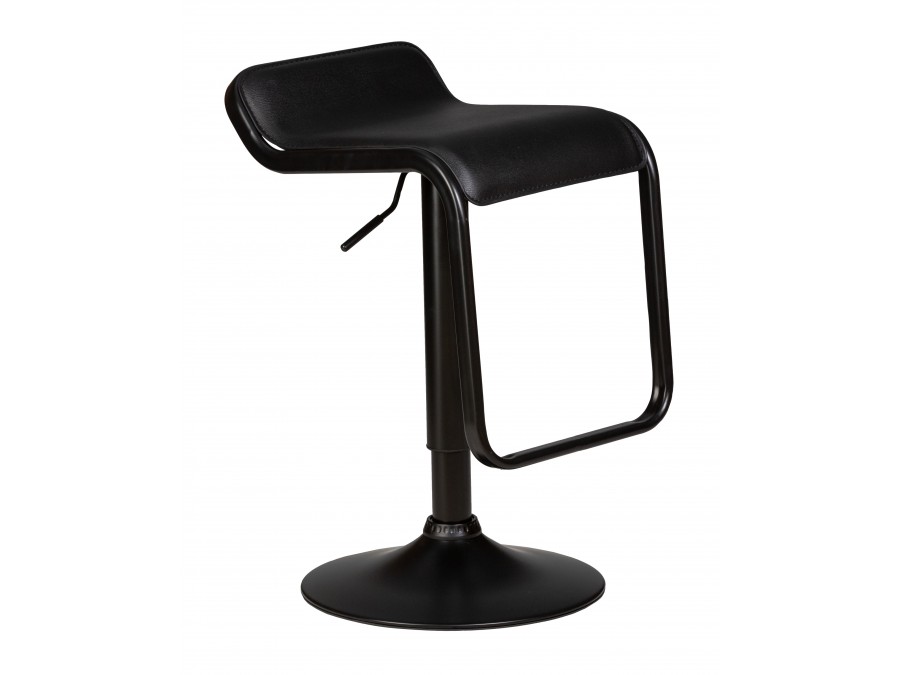 Стул барный DOBRIN CRACK BLACK, черный