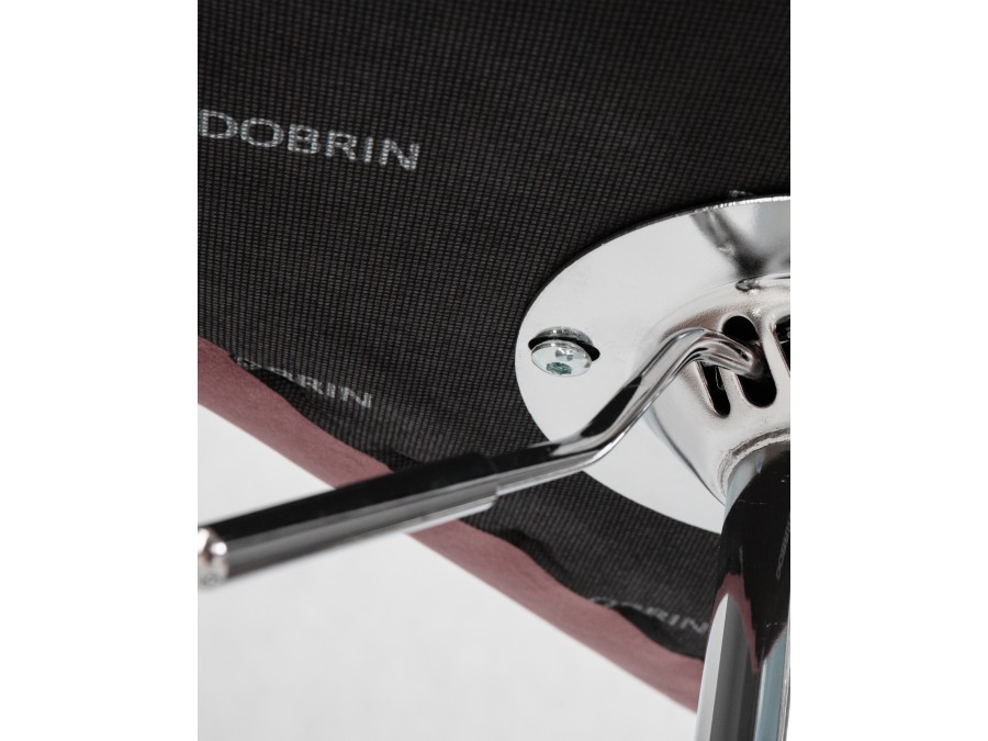 Стул барный DOBRIN KRUGER ARM, пудрово-розовый велюр (MJ9-32)