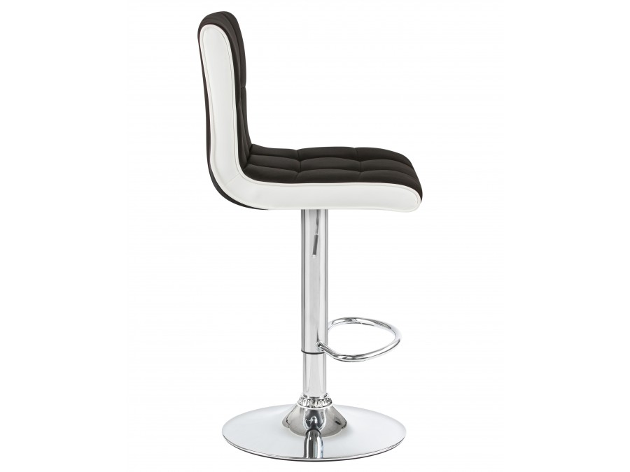 Стул барный DOBRIN CANDY, чёрно-белый
