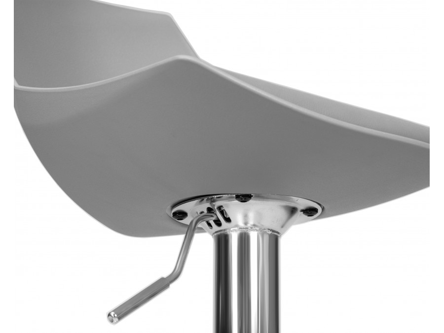 Стул барный DOBRIN ROCKY, серый