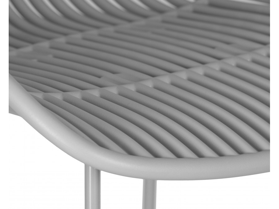 Стул барный DOBRIN FRANK, светло-серый