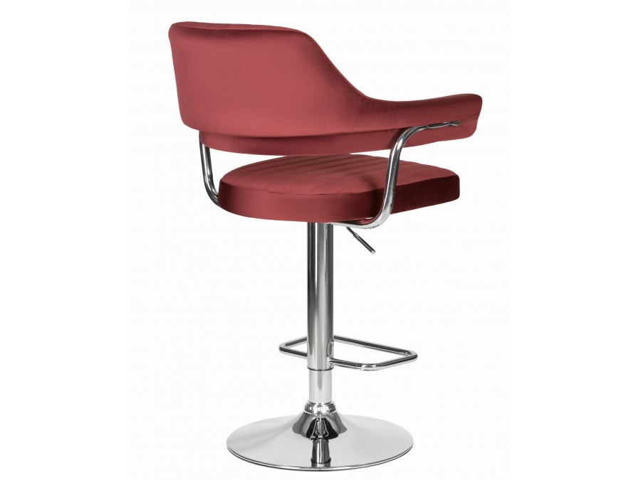 Стул барный DOBRIN CHARLY, винный велюр (MJ9-35)