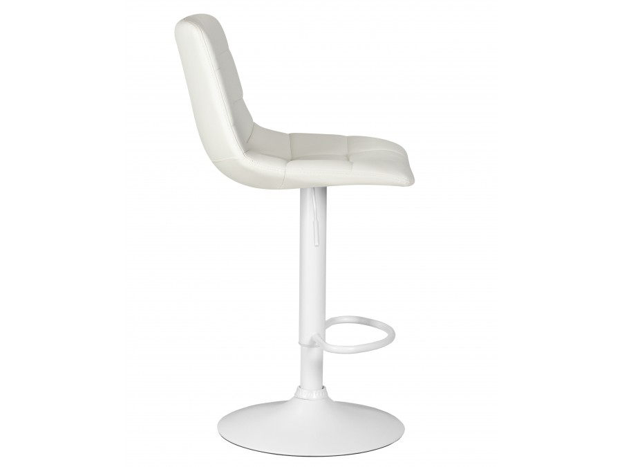 Стул барный DOBRIN TAILOR WHITE, белый PU