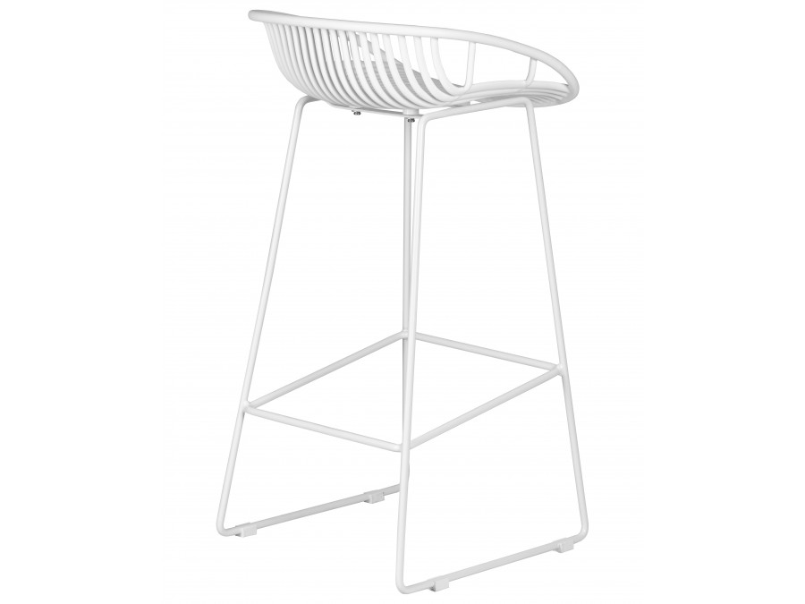 Стул барный DOBRIN FRANK, белый