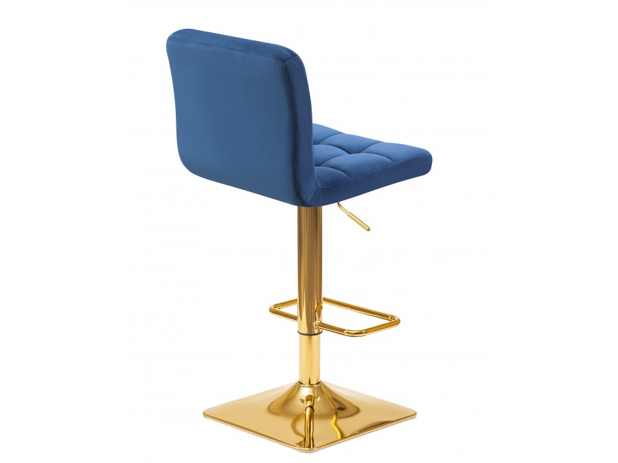 Стул барный DOBRIN GOLDIE, синий велюр (MJ9-117)