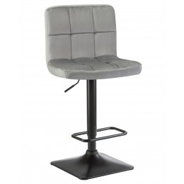 Стул барный DOBRIN DOMINIC, серый велюр (MJ9-75)