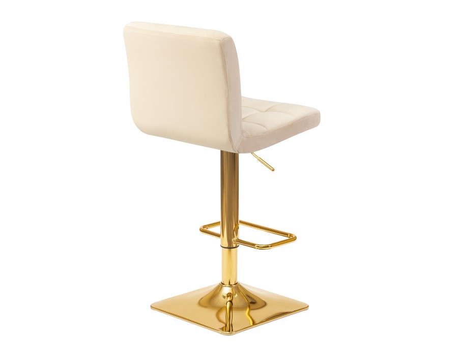 Набор 2 шт Стул барный DOBRIN GOLDIE, бежевый велюр (MJ9-10)