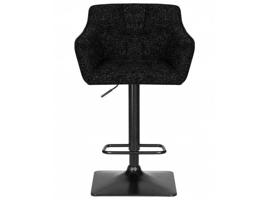 Стул барный DOBRIN RALF, черный твид (LEO18)