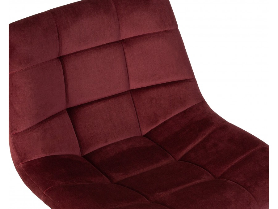 Стул барный DOBRIN TAILOR, винный велюр (MJ9-35)