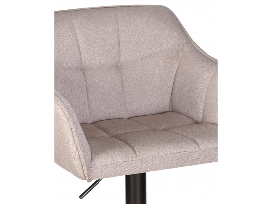 Стул барный DOBRIN RALF, светло-серый (LAR-106D-25)