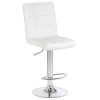 Стул барный DOBRIN KRUGER, белый