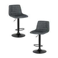 Набор 2 шт Стул барный DOBRIN TRAVIS, серый (VIVALDI15)