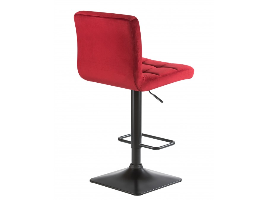 Набор 2 шт Стул барный DOBRIN DOMINIC, бордо велюр (MJ9-43)