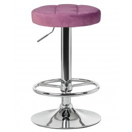 Табурет барный DOBRIN BRUNO, пудрово-сиреневый велюр (MJ9-52)