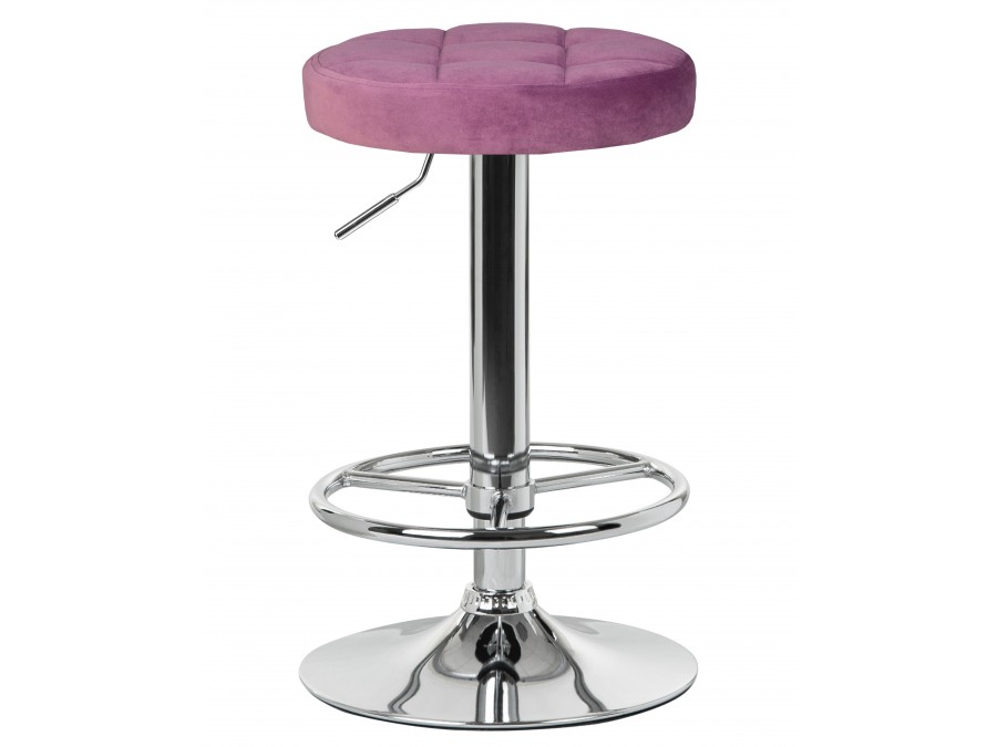 Табурет барный DOBRIN BRUNO, пудрово-сиреневый велюр (MJ9-52)