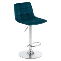 Стул барный DOBRIN TAILOR, морской волны велюр (MJ9-99)