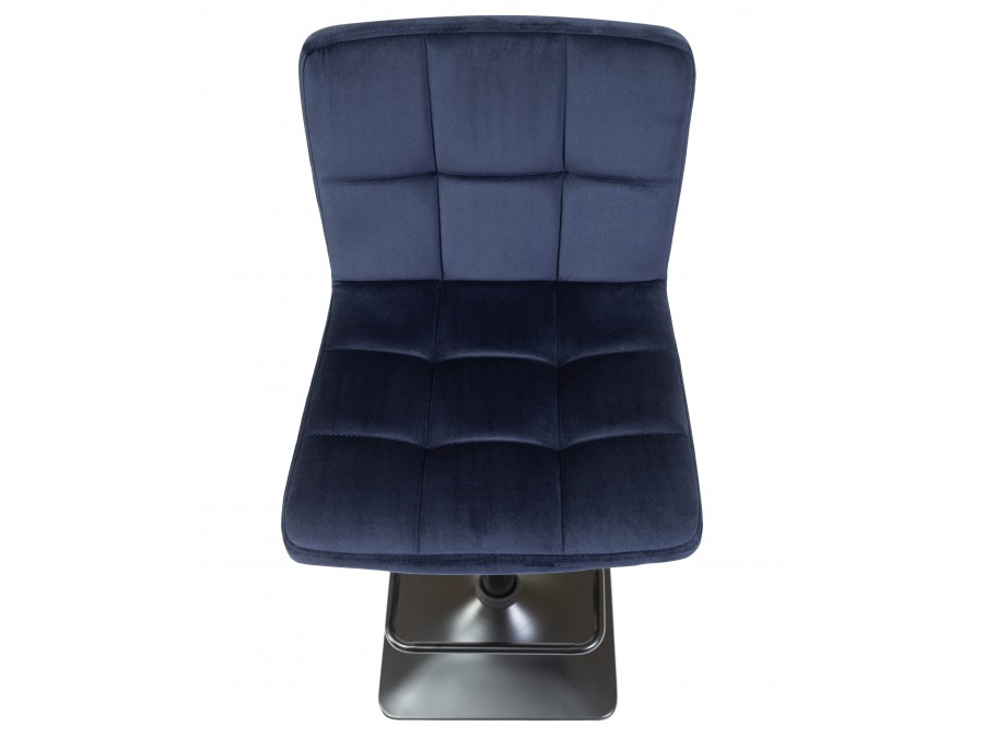Стул барный DOBRIN DOMINIC, темно-синий велюр (MJ9-118)