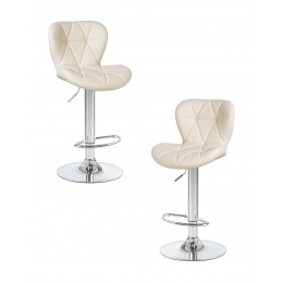 Набор 2 шт Стул барный DOBRIN BARNY, кремовый