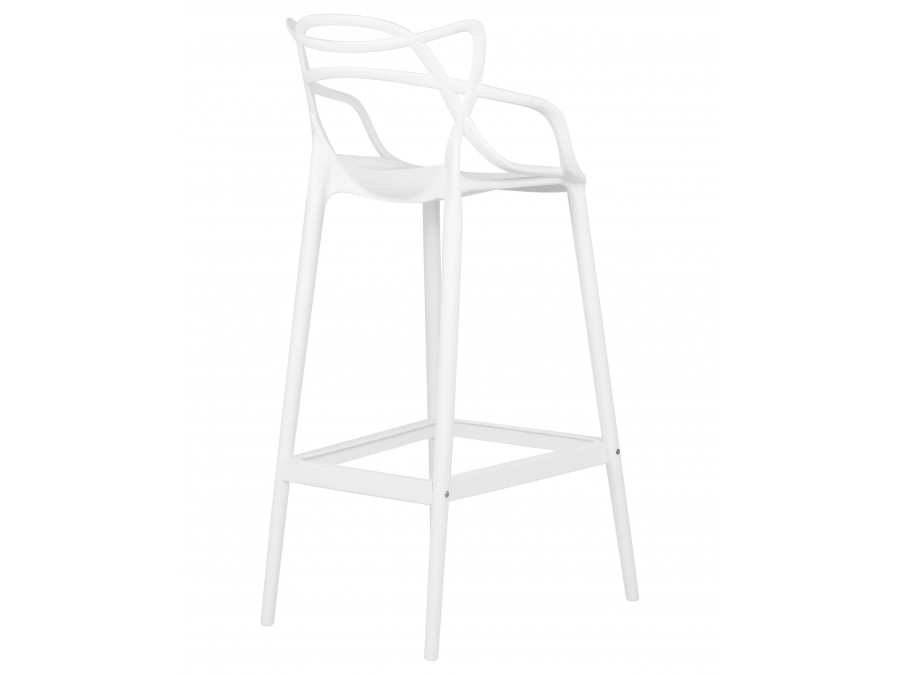 Стул барный DOBRIN MASTERS BAR, белый (W-02)