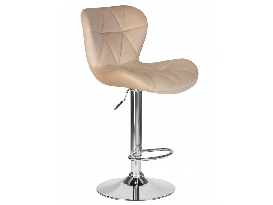 Стул барный DOBRIN BARNY, бежевый велюр (MJ9-10)