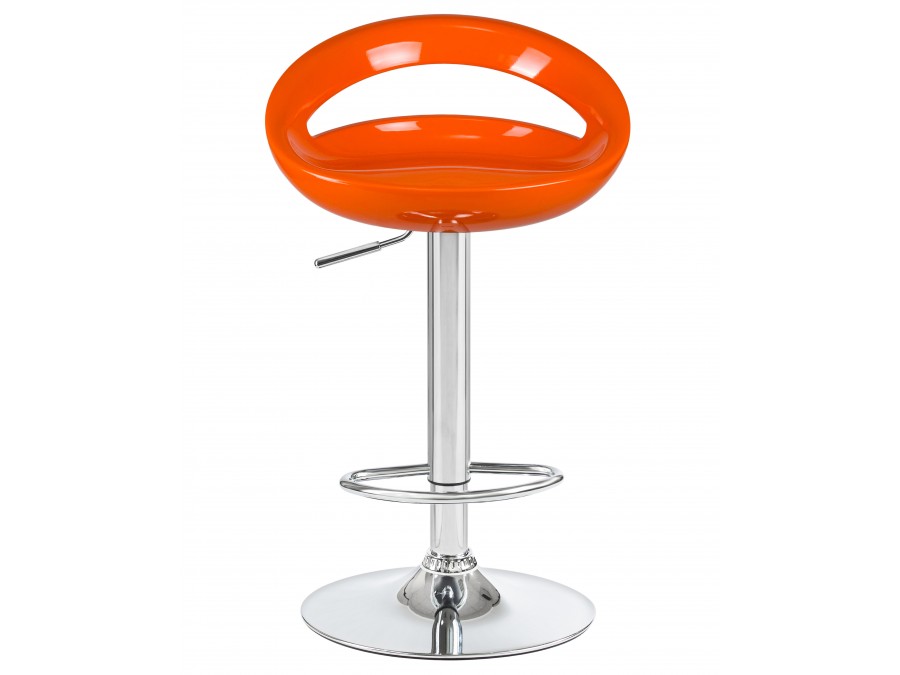 Набор 2 шт Стул барный DOBRIN DISCO, оранжевый