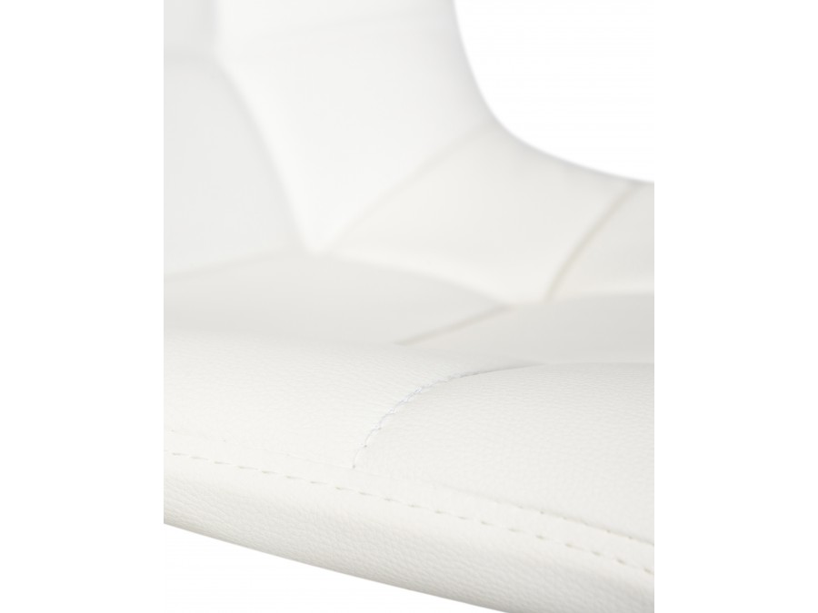 Стул барный DOBRIN TAILOR WHITE, белый PU