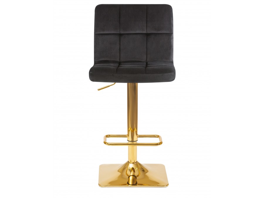 Стул барный DOBRIN GOLDIE, черный велюр (MJ9-101)