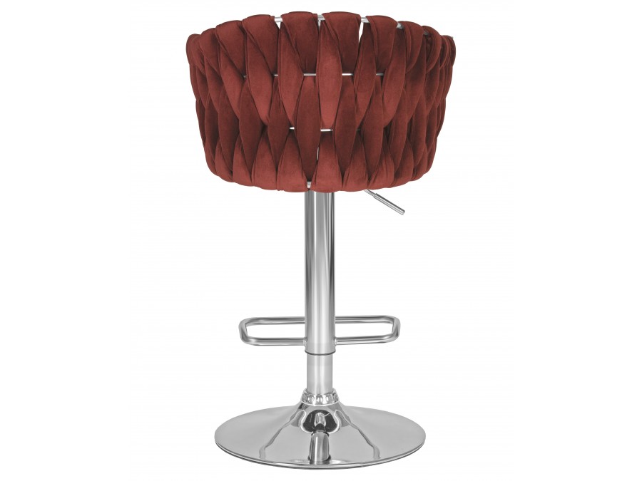Стул барный DOBRIN MARCEL, винный велюр (MJ9-35)