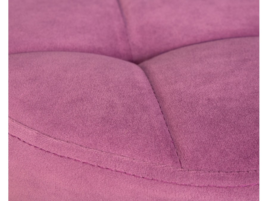 Табурет барный DOBRIN BRUNO, пудрово-сиреневый велюр (MJ9-52)