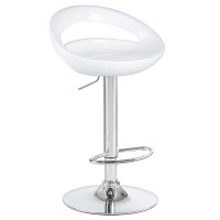 Стул барный DOBRIN DISCO, белый
