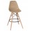 Стул барный DOBRIN DSW BAR, ножки светлый бук, цвет сиденья бежевый (GR-03)