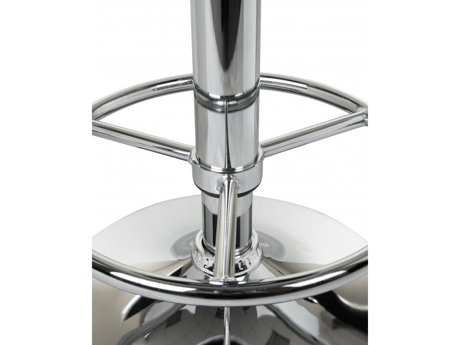 Табурет барный DOBRIN BRUNO, чёрно-белый