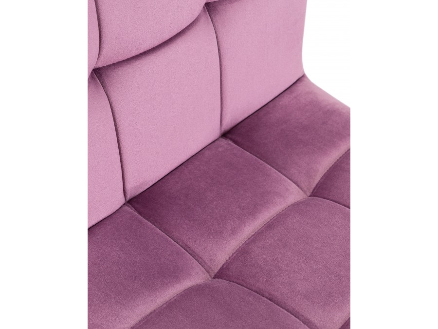 Стул барный DOBRIN GOLDIE, пудрово-сиреневый велюр (MJ9-52)