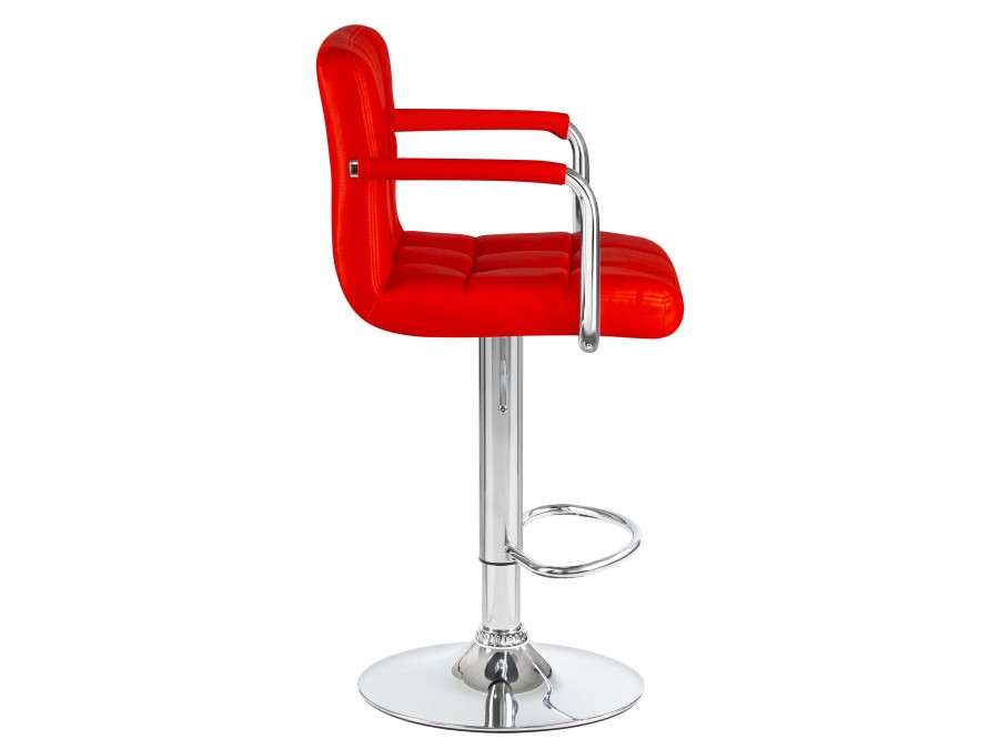 Стул барный DOBRIN KRUGER ARM, красный