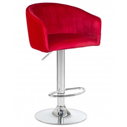 Стул барный DOBRIN DARCY, малиновый велюр (1922-14)