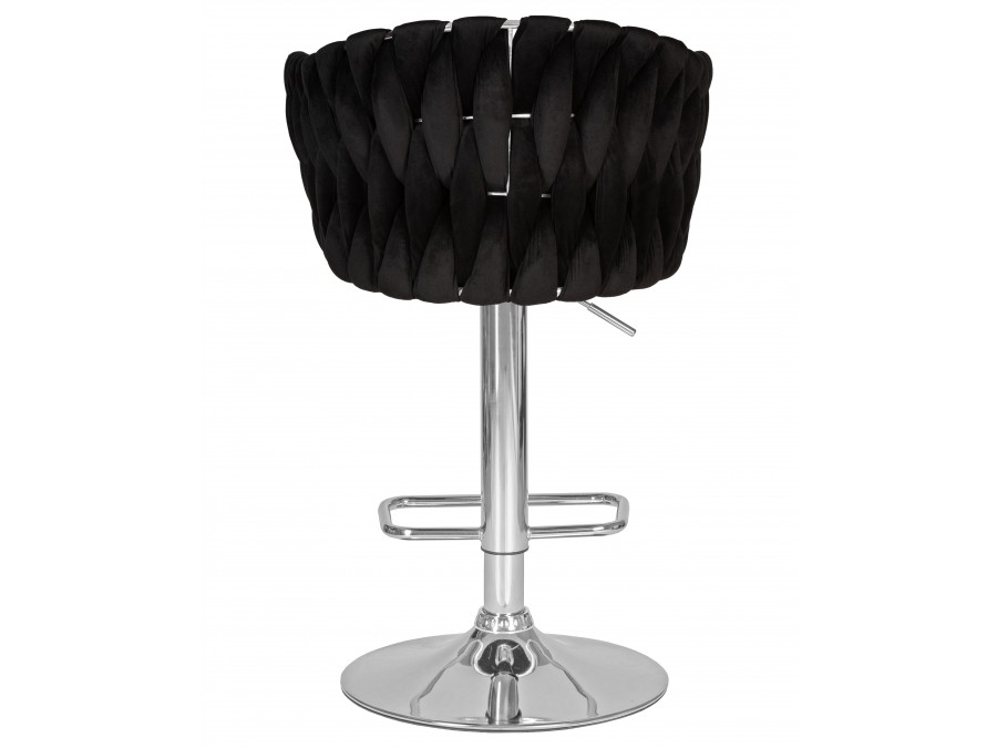 Стул барный DOBRIN MARCEL, черный велюр (MJ9-101)
