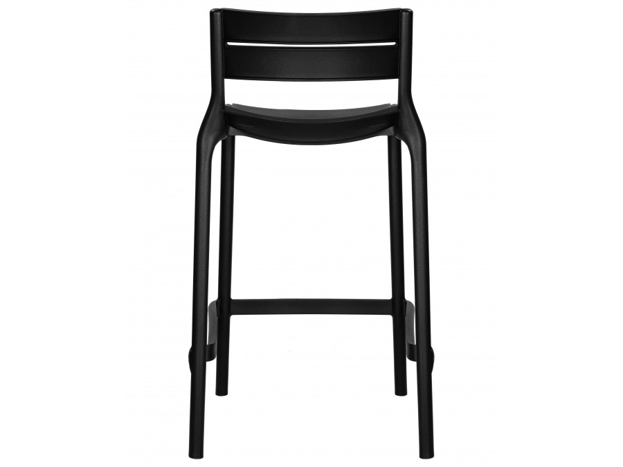 Набор 4 шт Стул полубарный DOBRIN NESSA, черный (B-03)