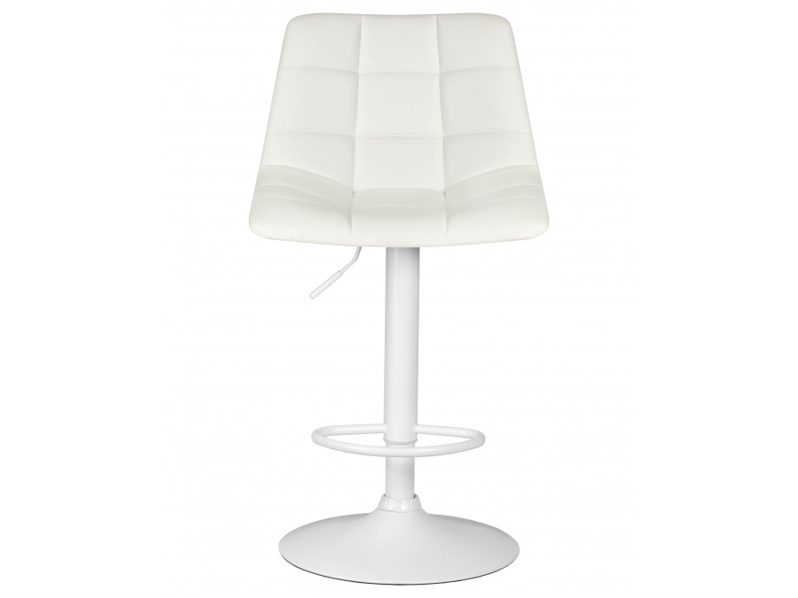 Стул барный DOBRIN TAILOR WHITE, белый PU