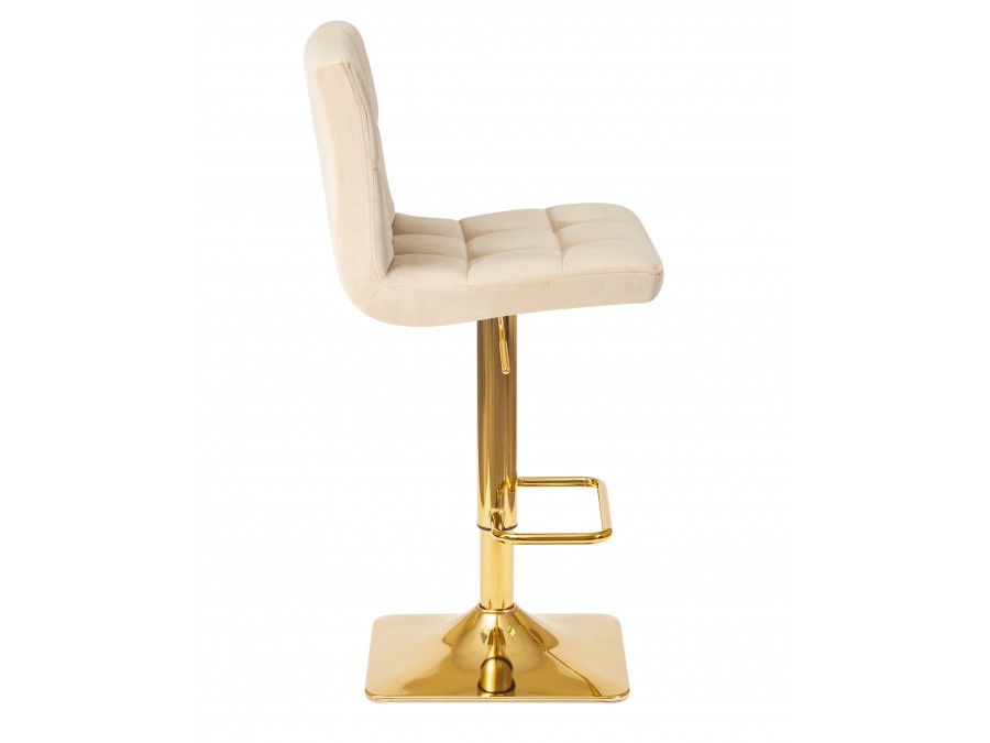 Набор 2 шт Стул барный DOBRIN GOLDIE, бежевый велюр (MJ9-10)